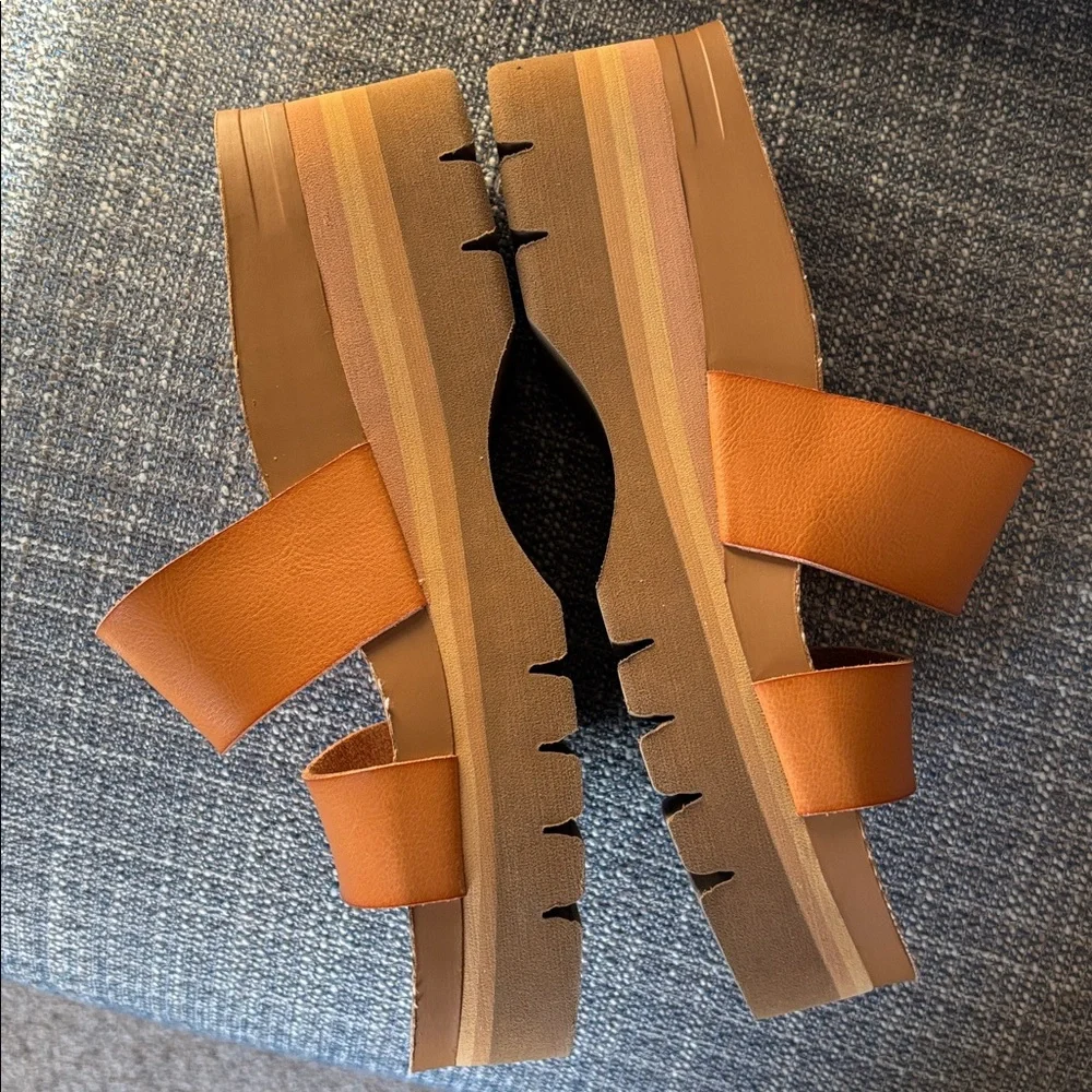 Reef Cushion Vista Higher Platform Slide Sandals size 7 - Picture 5 of 12